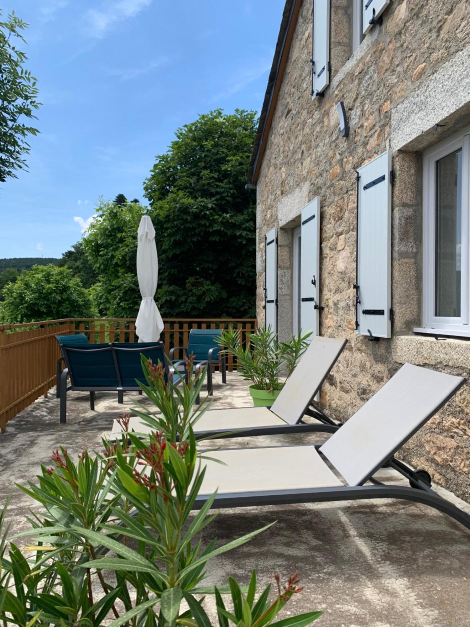 Chez Marie Villa Albaret-Sainte-Marie Exteriör bild